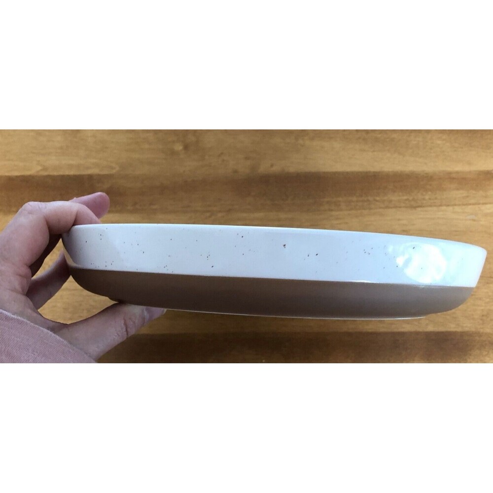 Mora Ceramics Vanilla Flat Pasta Bowl Clay Pottery Claymens